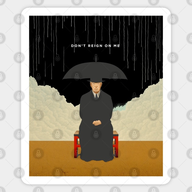 Rain: Don't Reign on Me on a dark (Knocked Out) background Sticker by Puff Sumo